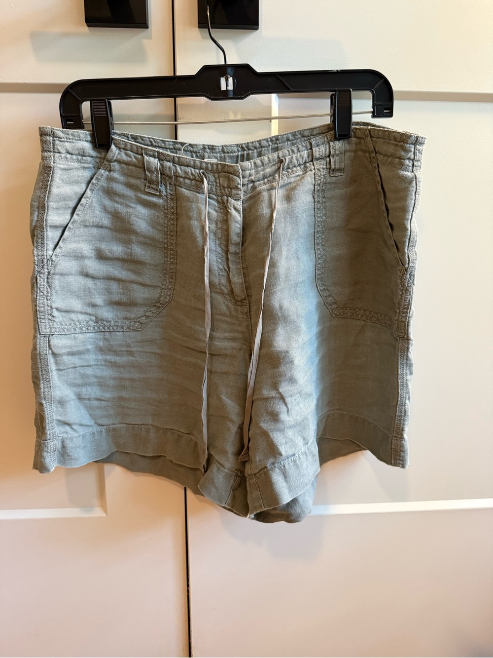 J.Jill Women’s Lightweight Linen Shorts - Olive
